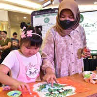 Penampilan, Lomba Mewarnai Peserta Didik TK Metta Maitreya di Vegan Festival 2024